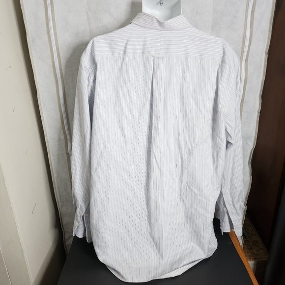 Kirkland Signature Men's Striped Shirt Size 18 34-35 - Picture 6 of 11
